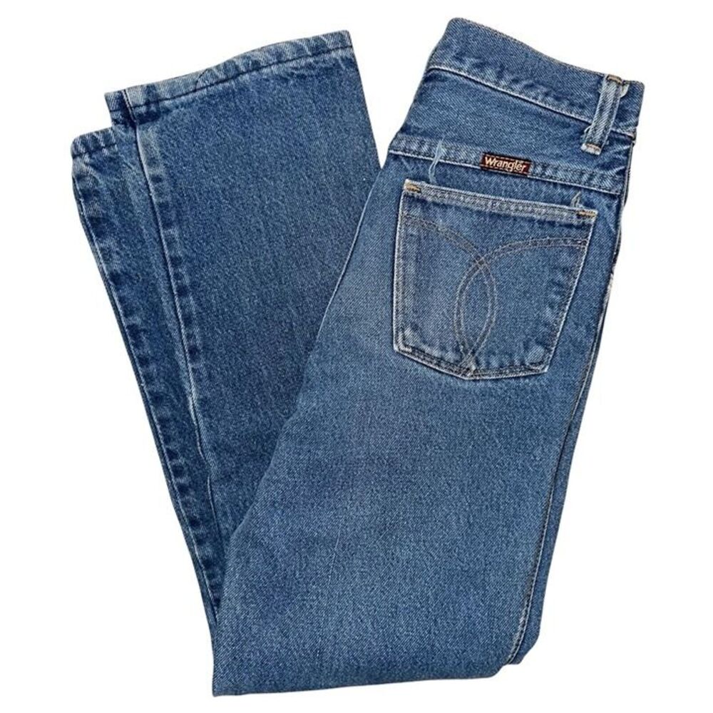 Vintage 1970s Boys Wrangler Straight Leg Jeans Size 14 959BPWR